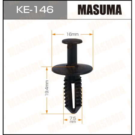 Retainer clip Masuma plastic, KE-146