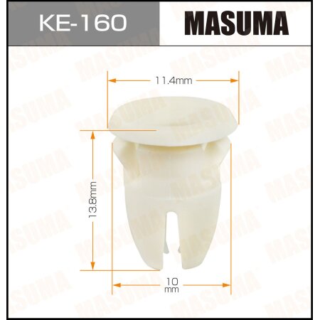 Retainer clip Masuma plastic, KE-160