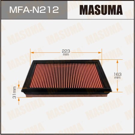 Air filter Masuma, MFA-N212