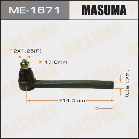 Tie rod end Masuma, ME-1671