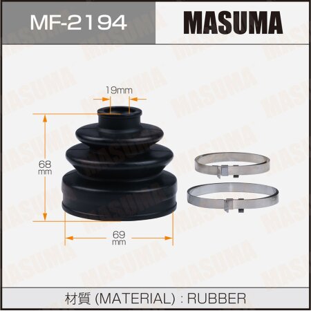 CV Joint boot Masuma (rubber), MF-2194