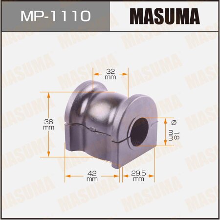 Stabilizer bar bushing Masuma, MP-1110