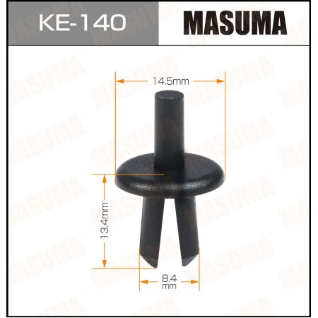 Retainer clip Masuma plastic, KE-140