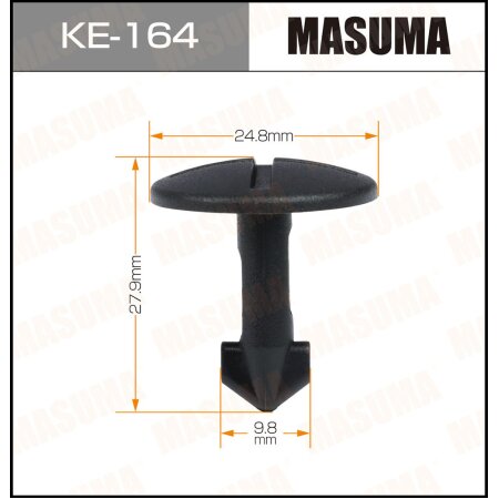 Retainer clip Masuma plastic, KE-164