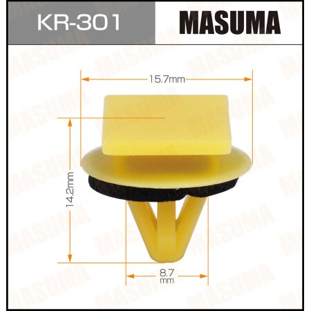 Retainer clip Masuma plastic, KR-301