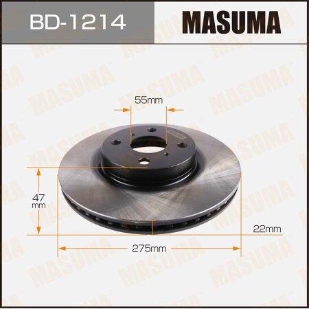 Brake disk Masuma, BD-1214