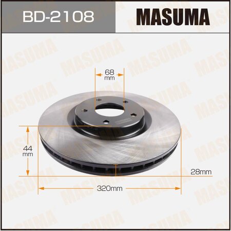 Brake disk Masuma, BD-2108