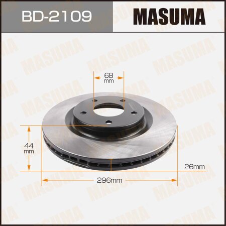 Brake disk Masuma, BD-2109