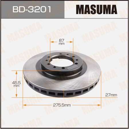 Brake disk Masuma, BD-3201