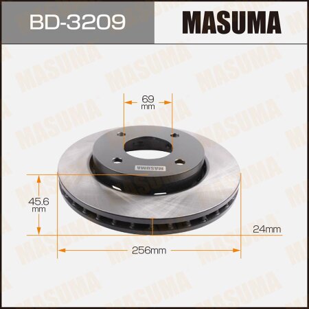 Brake disk Masuma, BD-3209