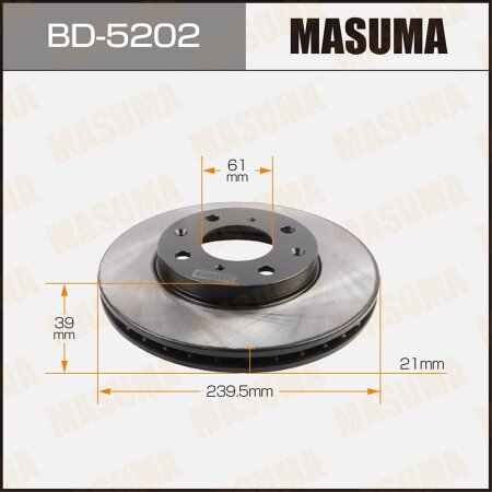 Brake disk Masuma, BD-5202