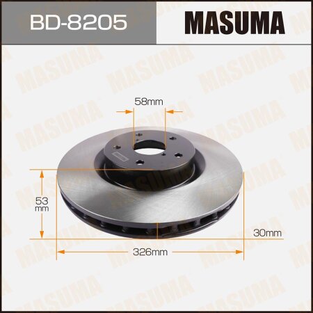 Brake disk Masuma, BD-8205