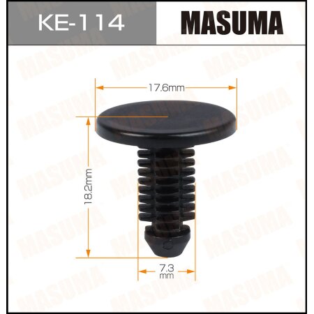 Retainer clip Masuma plastic, KE-114