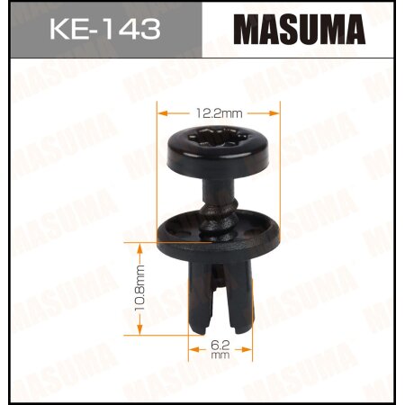 Retainer clip Masuma plastic, KE-143