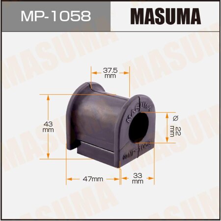 Stabilizer bar bushing Masuma, MP-1058