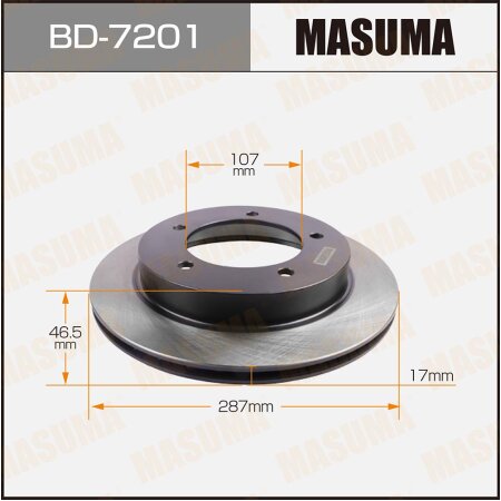 Brake disk Masuma, BD-7201