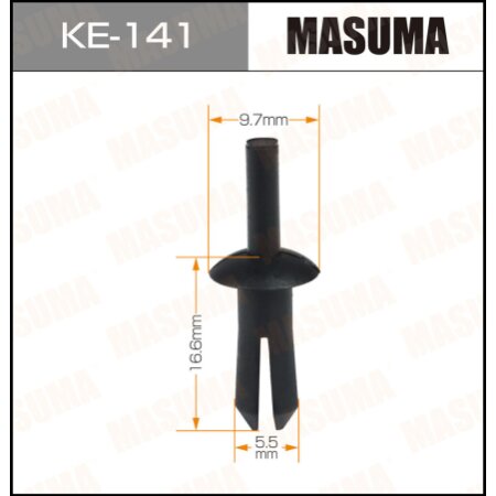 Retainer clip Masuma plastic, KE-141