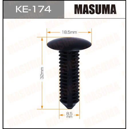 Retainer clip Masuma plastic, KE-174