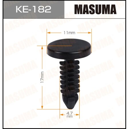 Retainer clip Masuma plastic, KE-182