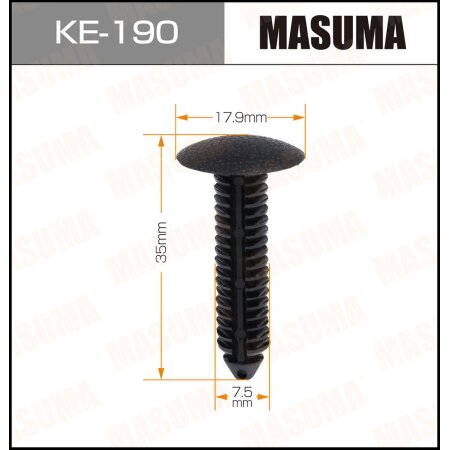 Retainer clip Masuma plastic, KE-190