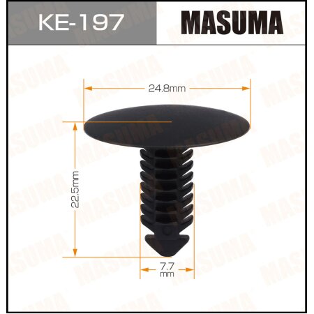 Retainer clip Masuma plastic, KE-197