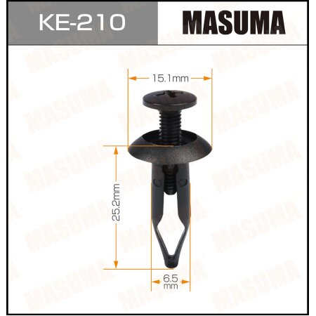 Retainer clip Masuma plastic, KE-210