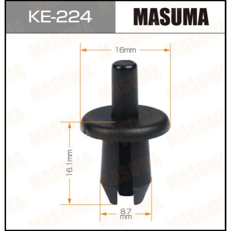 Retainer clip Masuma plastic, KE-224