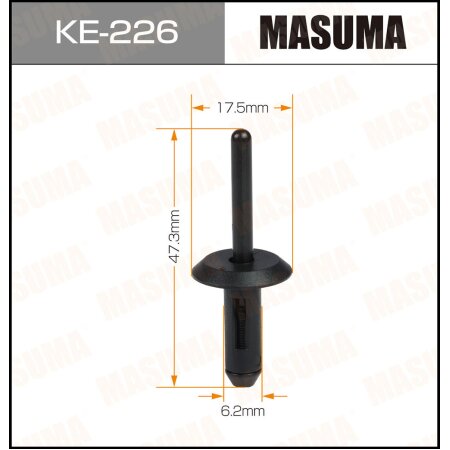 Retainer clip Masuma plastic, KE-226