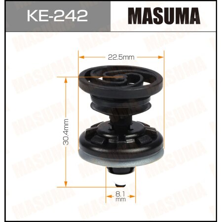 Retainer clip Masuma plastic, KE-242