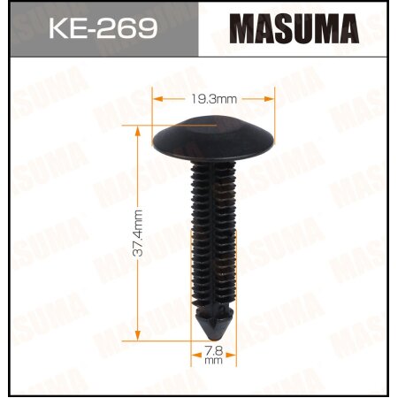 Retainer clip Masuma plastic, KE-269