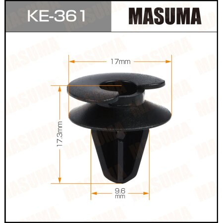 Retainer clip Masuma plastic, KE-361