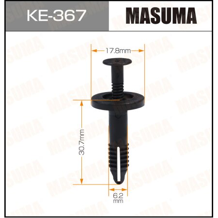 Retainer clip Masuma plastic, KE-367