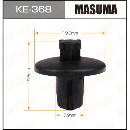 Retainer clip Masuma plastic, KE-368