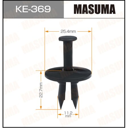 Retainer clip Masuma plastic, KE-369