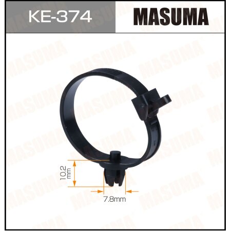 Retainer clip Masuma plastic, KE-374