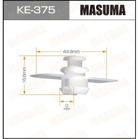 Retainer clip Masuma plastic, KE-375