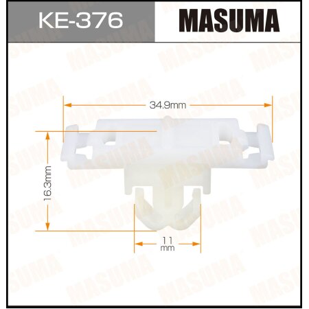 Retainer clip Masuma plastic, KE-376