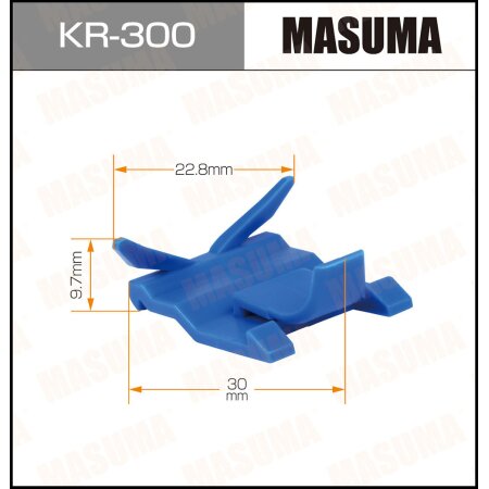 Retainer clip Masuma plastic, KR-300