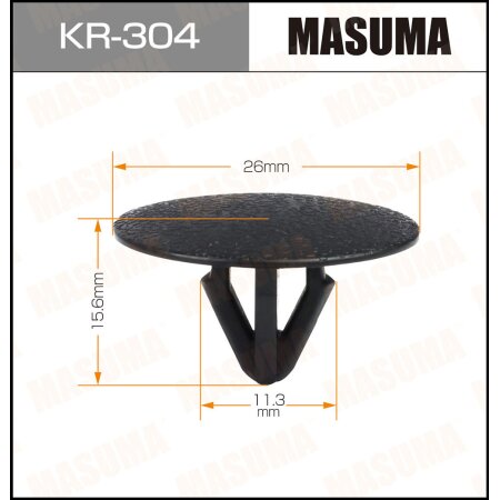 Retainer clip Masuma plastic, KR-304