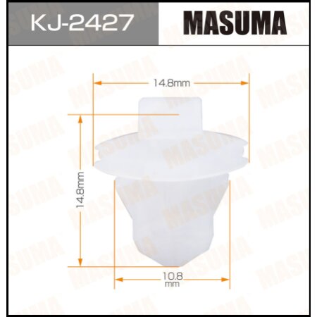 Retainer clip Masuma plastic, KJ-2427