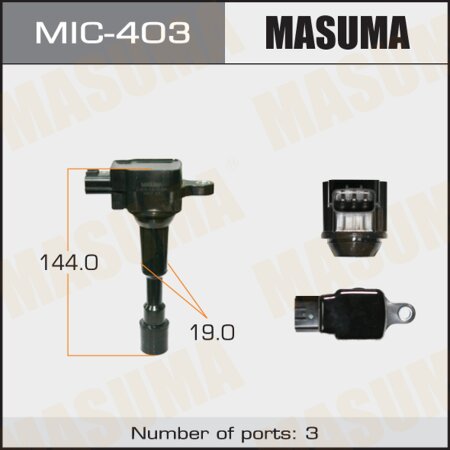 Ignition coil Masuma, MIC-403