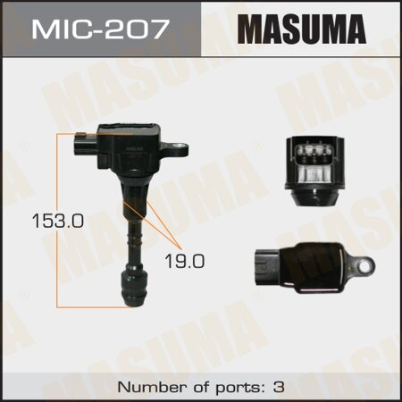 Ignition coil Masuma, MIC-207