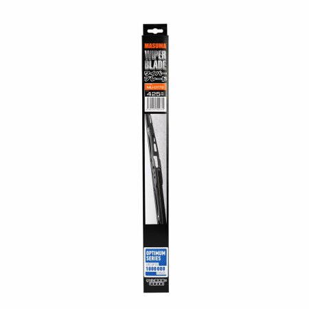 Wiper blade Masuma Optimum 17" (425mm) framed, mount J-hook, Pin, Bayonet, MU-017S