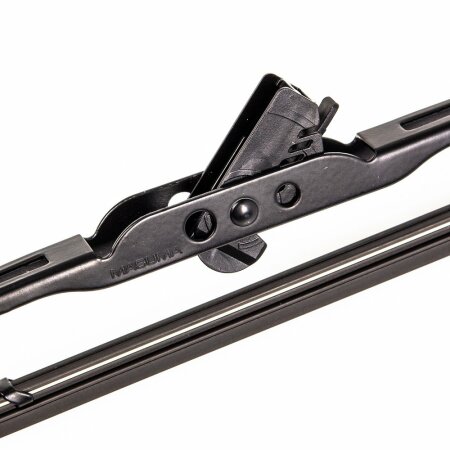 Wiper blade Masuma Optimum 19" (475mm) framed, mount J-hook, Pin, Bayonet, MU-019S