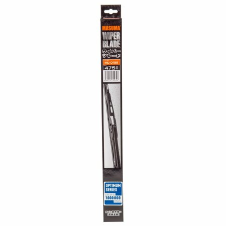 Wiper blade Masuma Optimum 19" (475mm) framed, mount J-hook, Pin, Bayonet, MU-019S