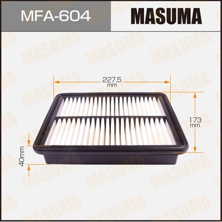 Air filter Masuma, MFA-604