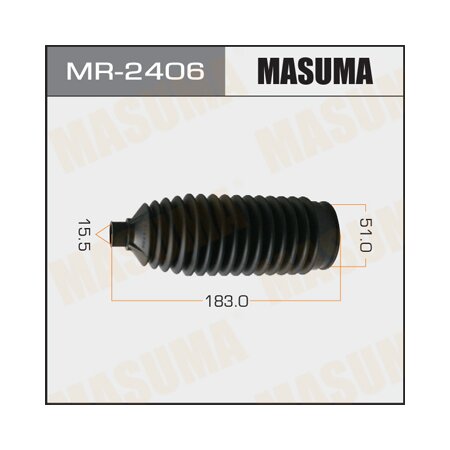 Steering gear boot Masuma (plastic), MR-2406