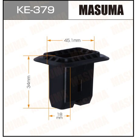 Retainer clip Masuma plastic, KE-379