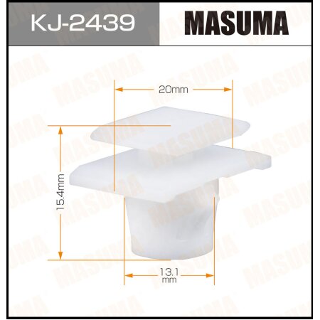 Retainer clip Masuma plastic, KJ-2439