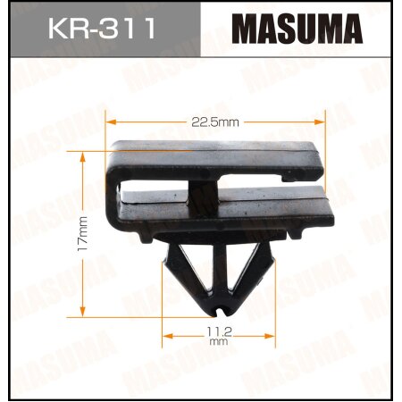 Retainer clip Masuma plastic, KR-311